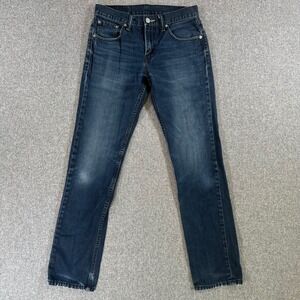 Levis 511 Slim Fit Jeans Mens 30x32 Dark Wash Indigo Cotton Denim Pants 511-0712